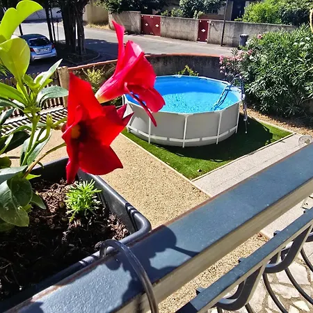 Le Balcon De Cournon, Piscine, Jardin, Clim A 15 Min De Plages Cournonterral