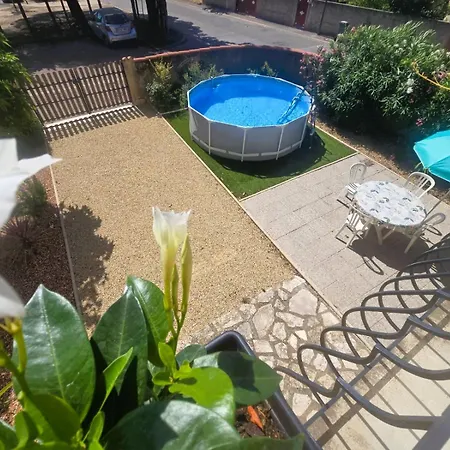 Le Balcon De Cournon, Piscine, Jardin, Clim A 15 Min De Plages *