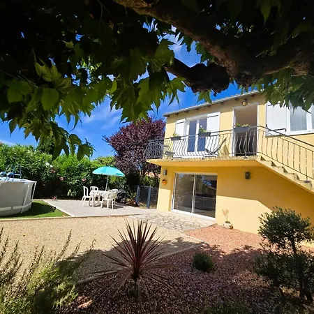 Le Balcon De Cournon, Piscine, Jardin, Clim A 15 Min De Plages Lejlighed