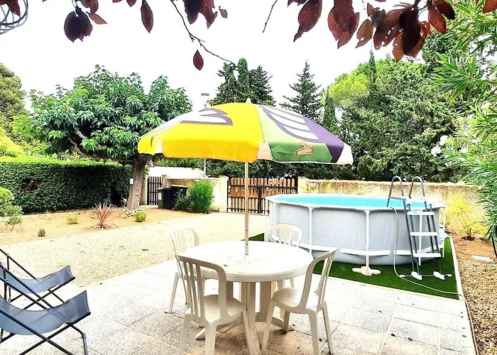 Apartamento Le Balcon De Cournon, Piscine, Jardin, Clim A 15 Min De Plages